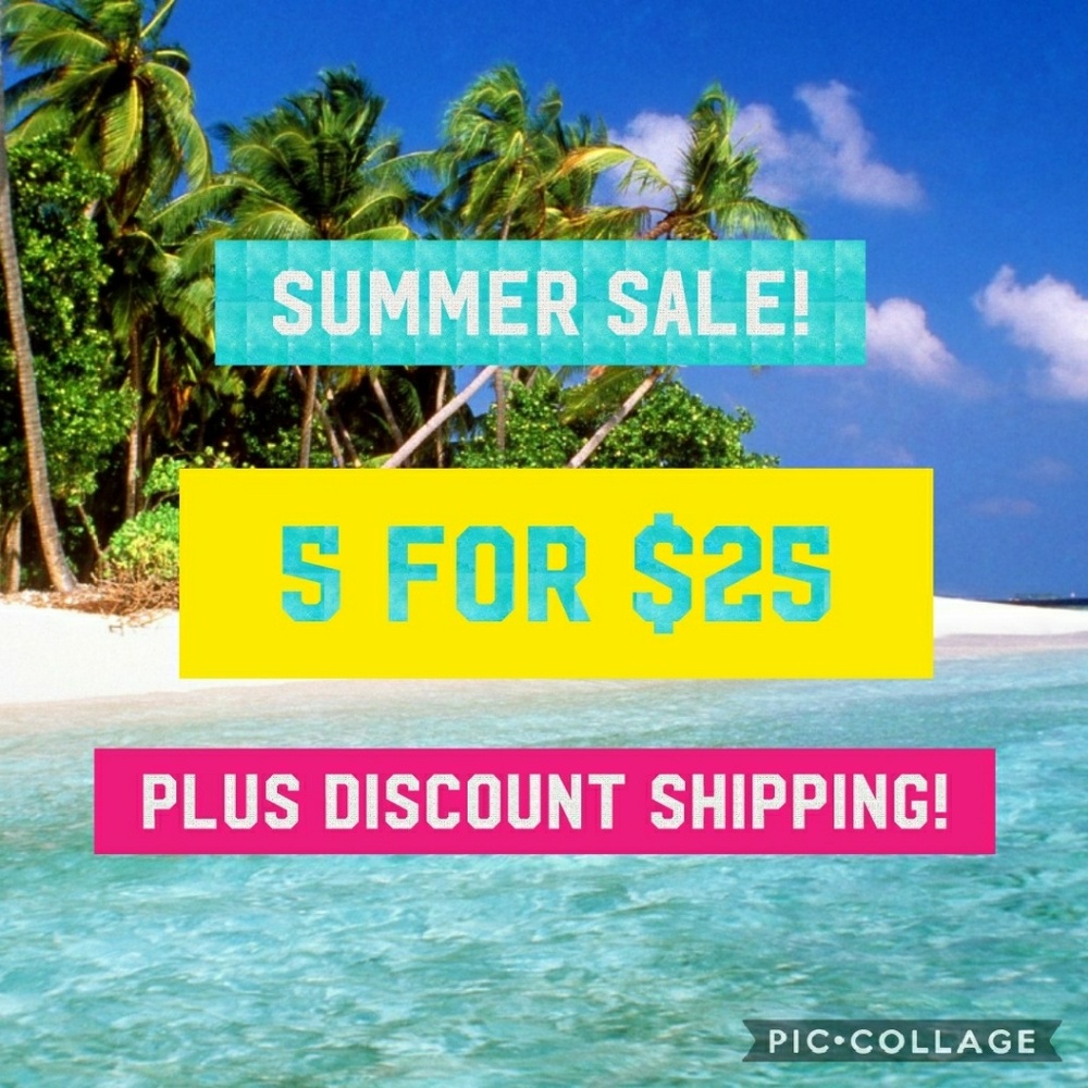 🏝Summer Sale🏝 5 items for $25